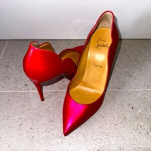 Christian Louboutin hot chick 100mm hot pink pumps